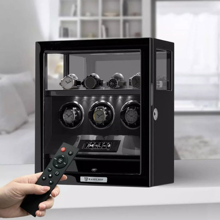 Raselhof RF-22B-34BL Fingerprint Watch Winder Briliance